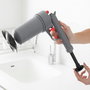 Innovagoods Pistola Desatascadora de Aire Comprimido con 4 Accesorios Adaptadores Universales para Cocinas y Baños