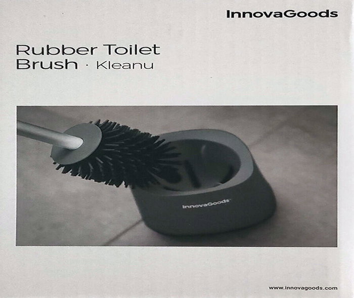 Innovagoods Escobillero de goma antibacteriana para inodoro Innovagoods Escobillero de goma antibacteriana para inodoro