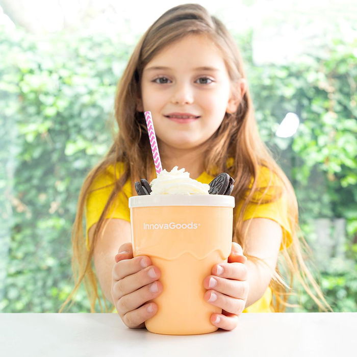 Vaso para Hacer Helados y Granizados con Recetas Frulsh InnovaGoods Vaso para Hacer Helados y Granizados con Recetas Frulsh InnovaGoods