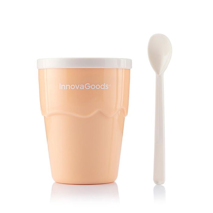 Vaso para Hacer Helados y Granizados con Recetas Frulsh InnovaGoods Vaso para Hacer Helados y Granizados con Recetas Frulsh InnovaGoods