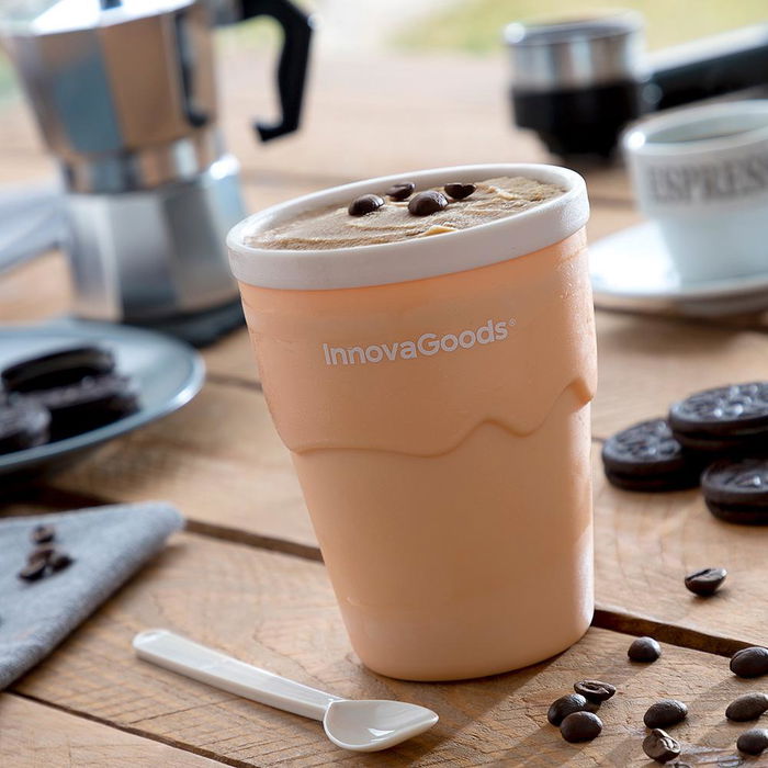 Vaso para Hacer Helados y Granizados con Recetas Frulsh InnovaGoods Vaso para Hacer Helados y Granizados con Recetas Frulsh InnovaGoods