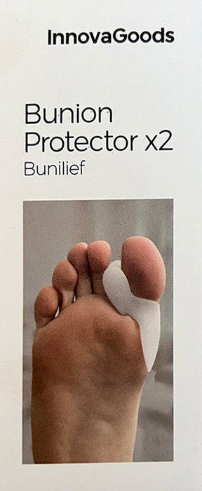 Corrector Protector de Silicona para Juanetes Bunilief InnovaGoods 2 Unidades