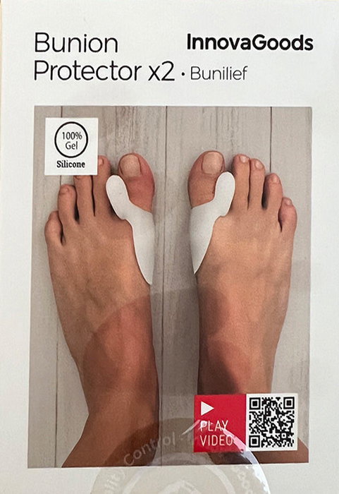 Corrector Protector de Silicona para Juanetes Bunilief InnovaGoods 2 Unidades