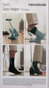 Inde Calzador de Calcetines y Zapatos con Quitacalcentines 18 cm Ancho x 10 cm Alto x 26 cm Largo (8 Unidades)