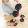 Rodillo Abdominal con Discos Giratorios, Bandas Elásticas y Guía de Ejercicios Twabanarm InnovaGoods