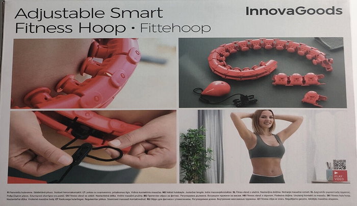 Aro de Fitness Inteligente Ajustable con Peso Fittehoop InnovaGoods