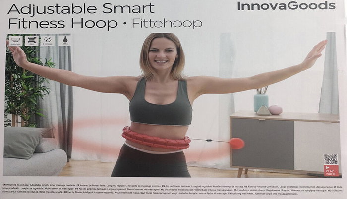 Aro de Fitness Inteligente Ajustable con Peso Fittehoop InnovaGoods
