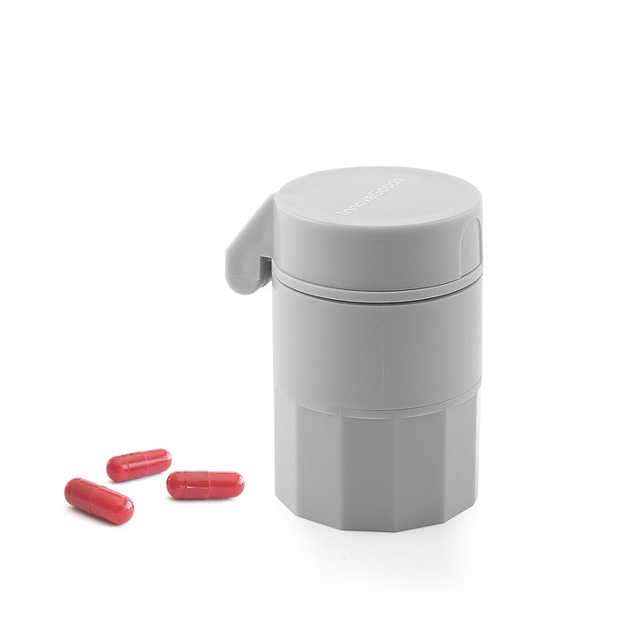 Innovagoods Pastillero con Cortador y Triturador 5 en 1 V0103328 para Pastillas y Cápsulas Innovagoods Pastillero con Cortador y Triturador 5 en 1 V0103328 para Pastillas y Cápsulas