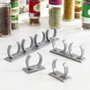 Innovagoods Organizador de especias Jarlock adhesivo y divisible para 20 botes
