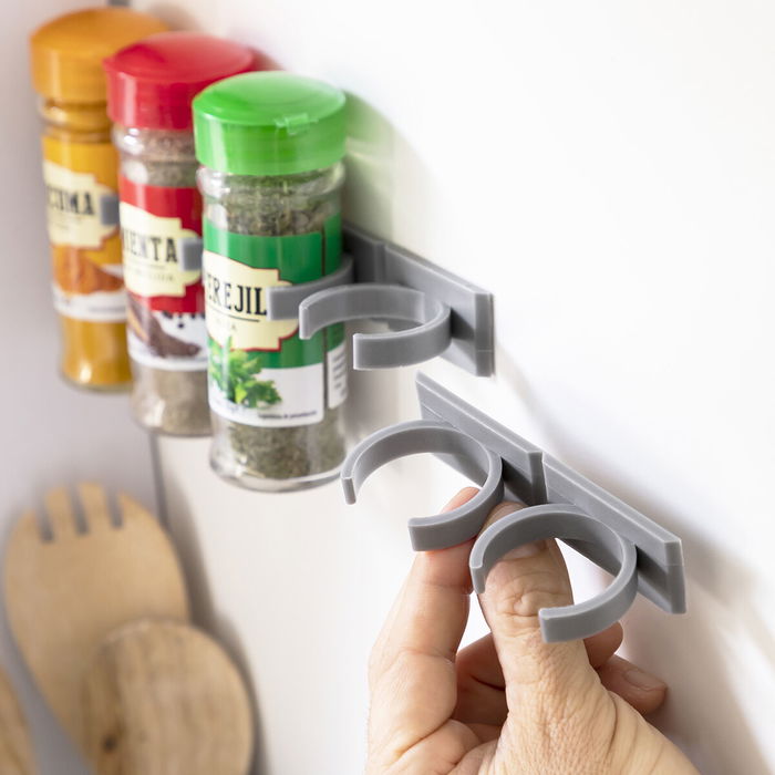 Organizador de Especias Adhesivo y Divisible Jarlock x20 InnovaGoods Organizador de Especias Adhesivo y Divisible Jarlock x20 InnovaGoods