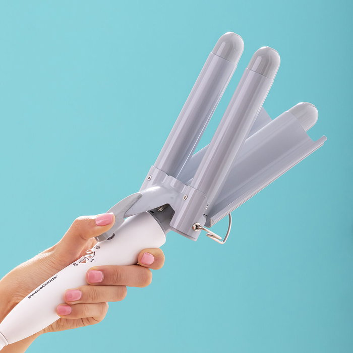 Rizador Moldeador Cerámico Triple Triler InnovaGoods Rizador Moldeador Cerámico Triple Triler InnovaGoods