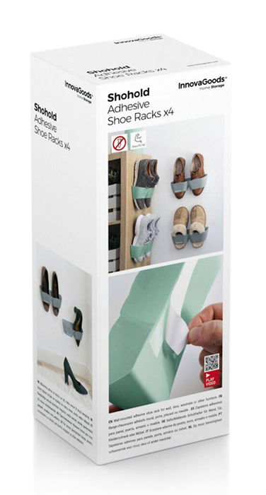Zapateros Adhesivos Shohold InnovaGoods Pack de 4 uds