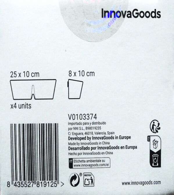 Zapateros Adhesivos Shohold InnovaGoods Pack de 4 uds