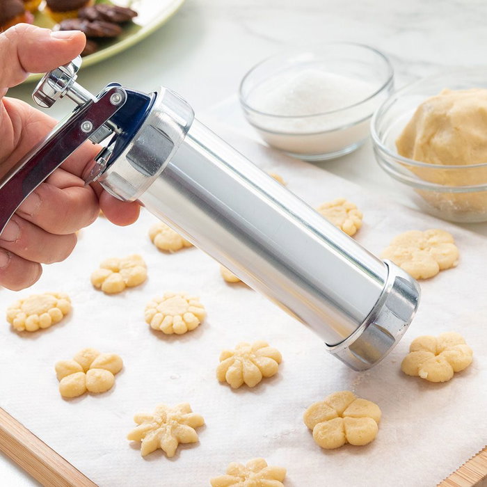 Máquina para Hacer Galletas y Manga Pastelera 2 en 1 Prekies InnovaGoods Máquina para Hacer Galletas y Manga Pastelera 2 en 1 Prekies InnovaGoods