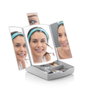 Inde Espejo Led Plegable con Organizador de Maquillaje, 20 cm x 25 cm x 7 cm (6 Unidades)