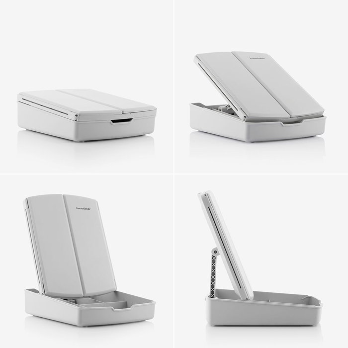 Inde Espejo Led Plegable con Organizador de Maquillaje, 20 cm x 25 cm x 7 cm (6 Unidades)