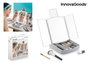 Inde Espejo Led Plegable con Organizador de Maquillaje, 20 cm x 25 cm x 7 cm (6 Unidades)
