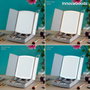 InnovaGoods Espejo LED Plegable con Organizador de Maquillaje 3 en 1 Panomir Blanco (Reacondicionado A)