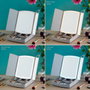 InnovaGoods Espejo LED Plegable con Organizador de Maquillaje 3 en 1 Panomir Blanco (Reacondicionado A)