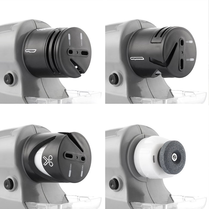Innovagoods Afilador Eléctrico Multiusos 6 en 1 eSharp para Cuchillos, Tijeras y Herramientas