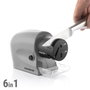 Innovagoods Afilador Eléctrico Multiusos 6 en 1 eSharp para Cuchillos, Tijeras y Herramientas
