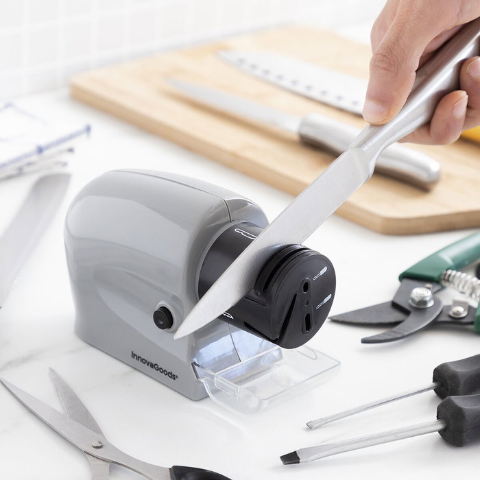 Innovagoods Afilador Eléctrico Multiusos 6 en 1 eSharp para Cuchillos, Tijeras y Herramientas