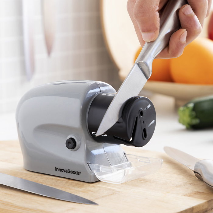 Innovagoods Afilador Eléctrico Multiusos 6 en 1 eSharp para Cuchillos, Tijeras y Herramientas