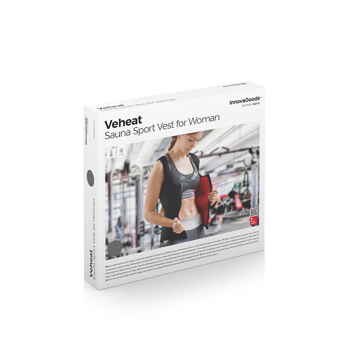 Chaleco deportivo con efecto sauna para mujer veheat XL