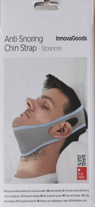 Inde Banda Antirronquidos Stosnore 11.5 cm Largo x 4 cm Ancho x 19 cm Alto (21 Unidades)