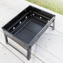 Bearb Barbacoa Portátil Plegable de Carbón 27 cm Ancho x 35 cm Largo x 6 cm Alto, 8.45 kg (5 Unidades)