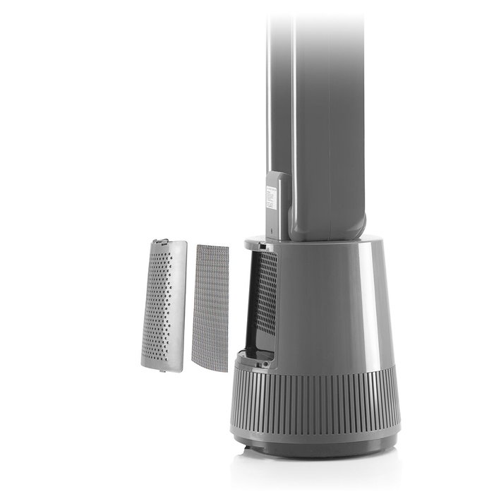 InnovaGoods Bloho Ventilador sin Aspas con Filtro Purificador y Mando a Distancia Gris InnovaGoods Bloho Ventilador sin Aspas con Filtro Purificador y Mando a Distancia Gris