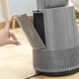 InnovaGoods Bloho Ventilador sin Aspas con Filtro Purificador y Mando a Distancia Gris