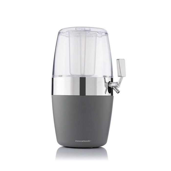Innovagoods Dispensador de Bebidas Refrigerante Freer 4 L con Doble Compartimento para Hielo y Grifo Antigoteo