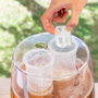 Innovagoods Dispensador de Bebidas Refrigerante Freer 4 L con Doble Compartimento para Hielo y Grifo Antigoteo