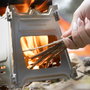 Hornillo de Acero Desmontable para Acampada Flamet InnovaGoods