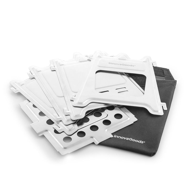 Hornillo de Acero Desmontable para Acampada Flamet InnovaGoods Hornillo de Acero Desmontable para Acampada Flamet InnovaGoods