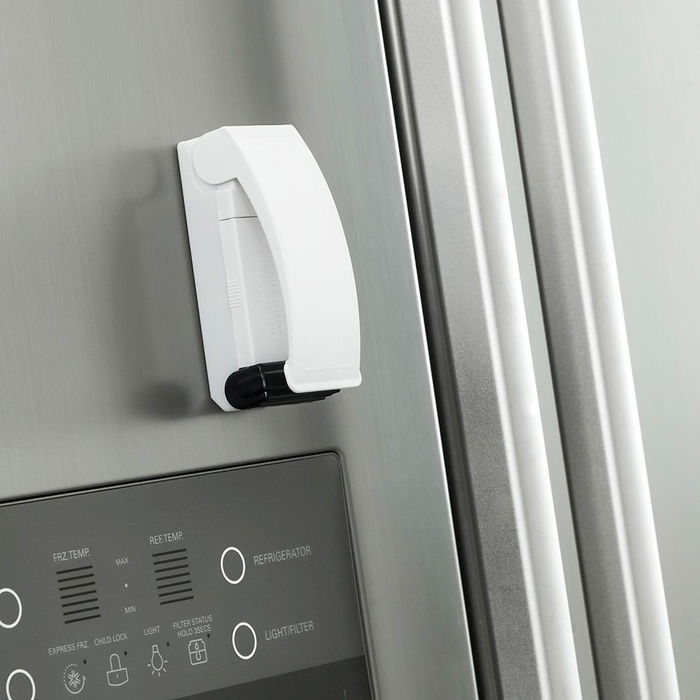 Innovagoods Selladora de Bolsas con Imán para Nevera, Cierre Hermético de Alimentos, Ligera y Portátil, Funciona a Pilas