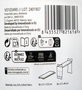 Inde Banco de Jardinería Plegable con Bolsa para Herramientas - Color Negro