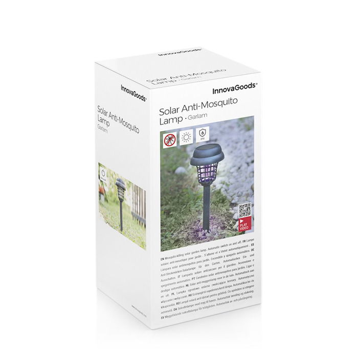Innovagoods Lámpara Solar Antimosquitos para Jardín V0103496 Negra Abs Exterior Innovagoods Lámpara Solar Antimosquitos para Jardín V0103496 Negra Abs Exterior