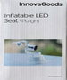 Innovagoods Pulight Asiento Hinchable con Luz LED Multicolor