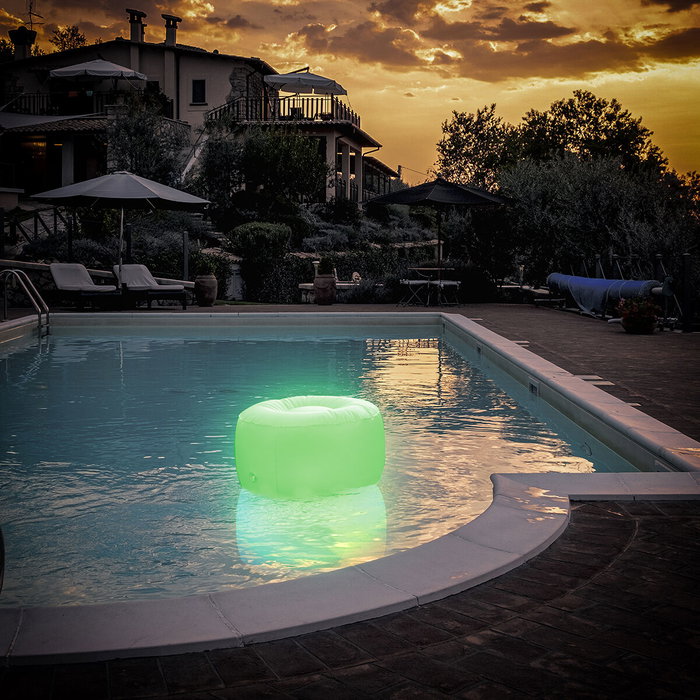 Innovagoods Pulight Asiento Hinchable con Luz LED Multicolor