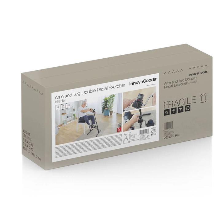 Pedaleador Doble para Brazos y Piernas Alledal InnovaGoods