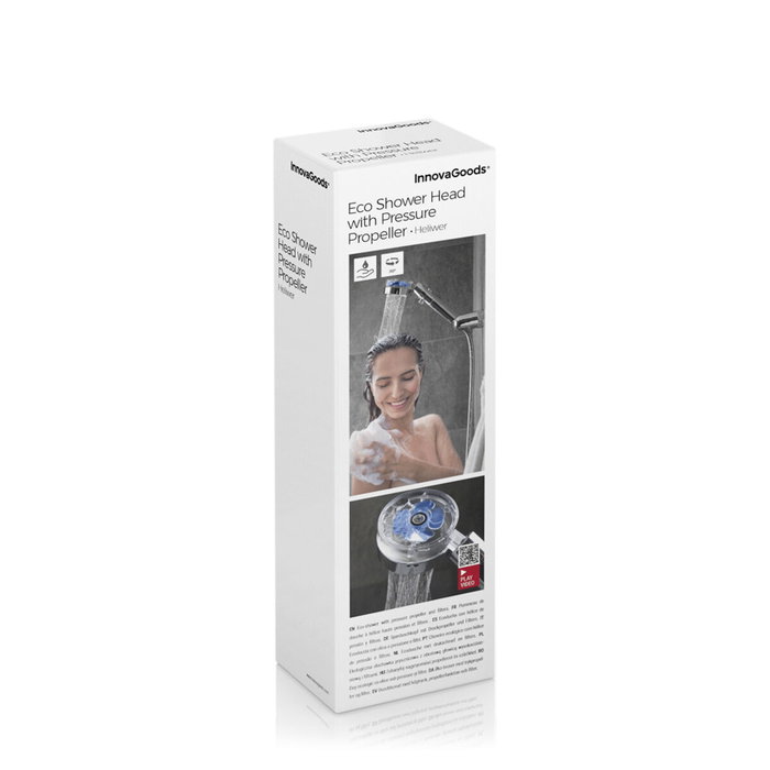 Innovagoods Heliwer Mango de Ducha con Hélices de Presión y Filtro Purificador