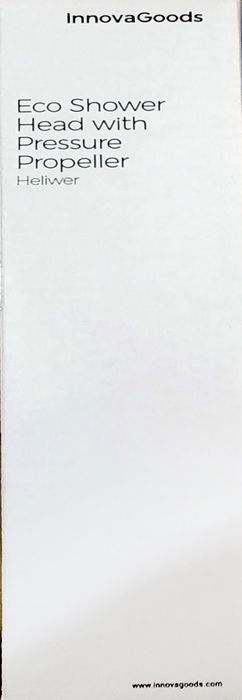 Inde Ecoducha con Hélice de Presión y Filtro Purificador, Dimensiones 26 x 8 x 4 cm (16 Unidades) Inde Ecoducha con Hélice de Presión y Filtro Purificador, Dimensiones 26 x 8 x 4 cm (16 Unidades)