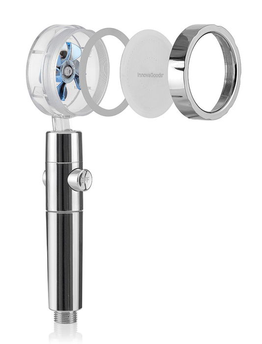 Inde Ecoducha con Hélice de Presión y Filtro Purificador, Dimensiones 26 x 8 x 4 cm (16 Unidades) Inde Ecoducha con Hélice de Presión y Filtro Purificador, Dimensiones 26 x 8 x 4 cm (16 Unidades)