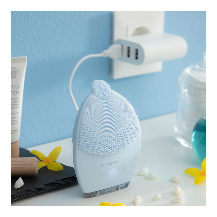 Masajeador/limpiador facial recargable vipur v0103541 innovagoods