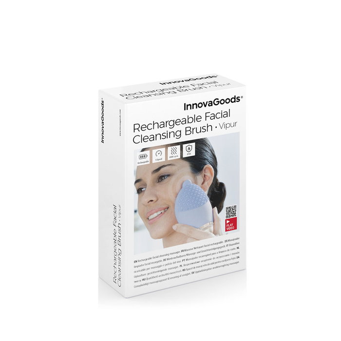 Masajeador/limpiador facial recargable vipur v0103541 innovagoods