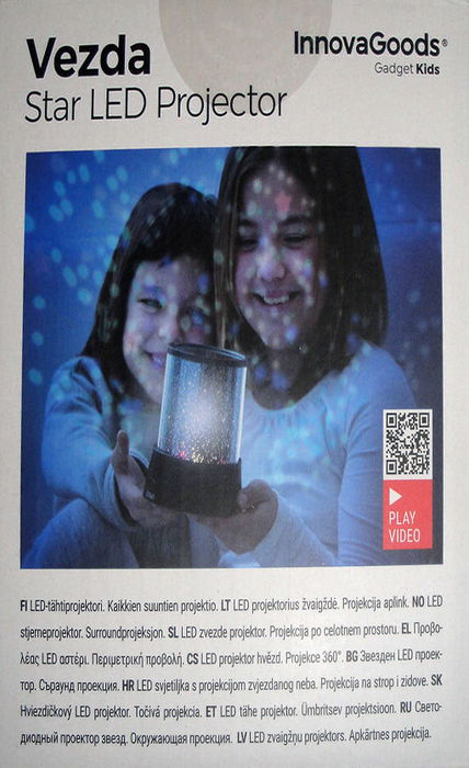 Inde Proyector Led Estrellas Vezda 11 cm (ancho) x 12 cm (alto) x 11 cm (largo) (24 Unidades)