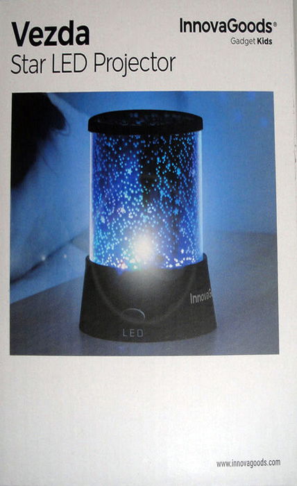 Inde Proyector Led Estrellas Vezda 11 cm (ancho) x 12 cm (alto) x 11 cm (largo) (24 Unidades)