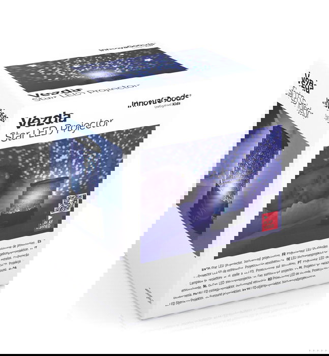 Inde Proyector Led Estrellas Vezda 11 cm (ancho) x 12 cm (alto) x 11 cm (largo) (24 Unidades)